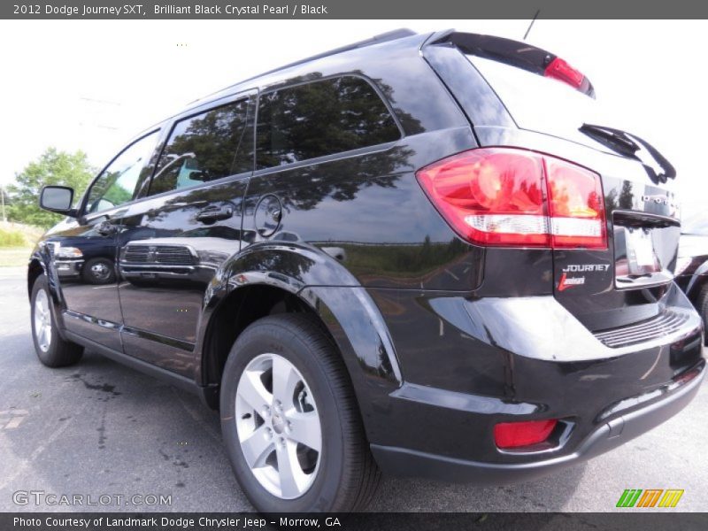 Brilliant Black Crystal Pearl / Black 2012 Dodge Journey SXT