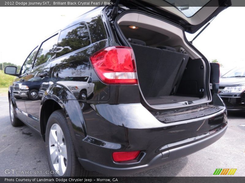 Brilliant Black Crystal Pearl / Black 2012 Dodge Journey SXT