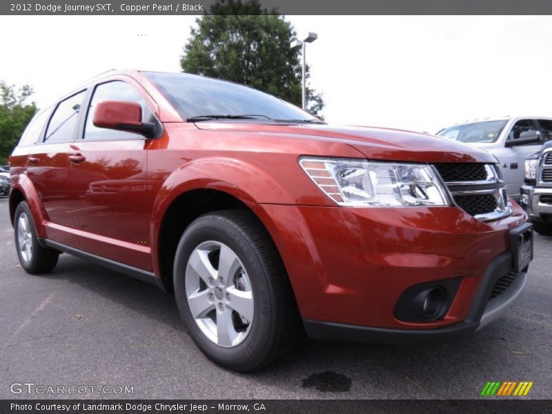 Copper Pearl / Black 2012 Dodge Journey SXT