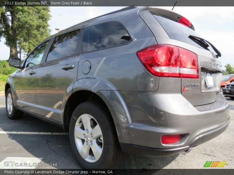 Storm Grey Pearl / Black 2012 Dodge Journey SXT