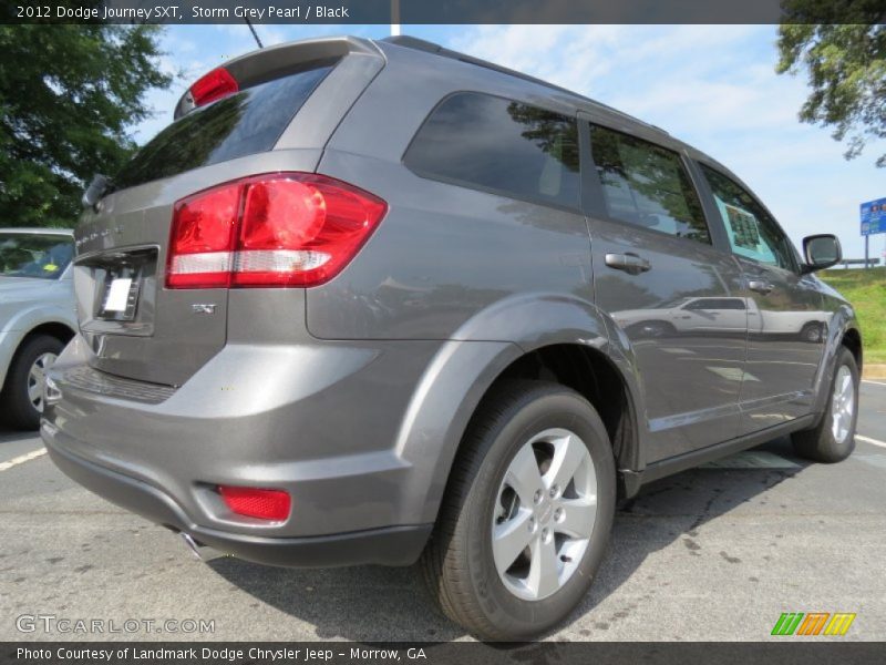 Storm Grey Pearl / Black 2012 Dodge Journey SXT