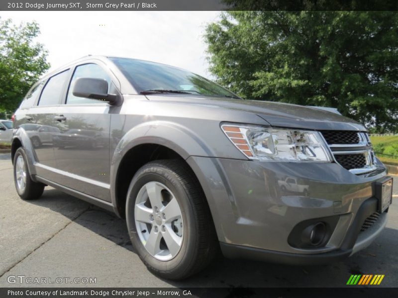 Storm Grey Pearl / Black 2012 Dodge Journey SXT