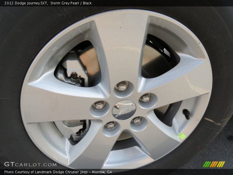 Storm Grey Pearl / Black 2012 Dodge Journey SXT