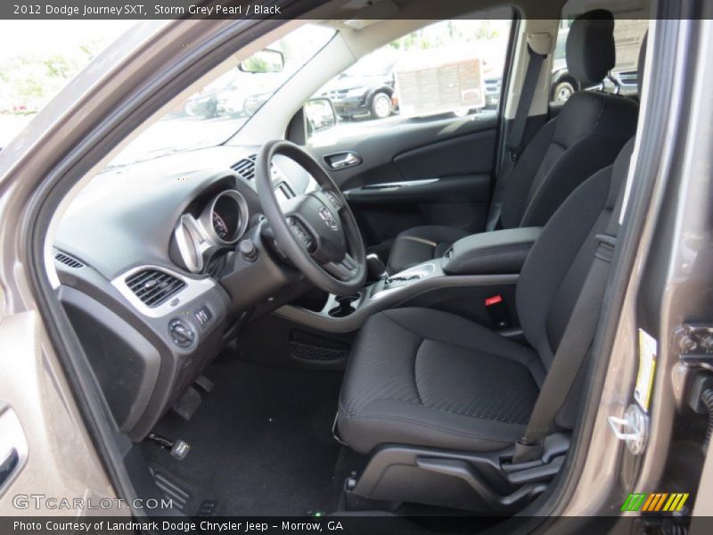 Storm Grey Pearl / Black 2012 Dodge Journey SXT