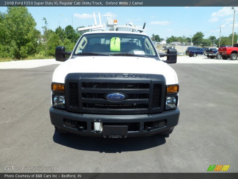 Oxford White / Camel 2008 Ford F350 Super Duty XL Regular Cab Utility Truck