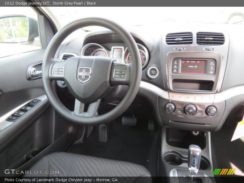 Storm Grey Pearl / Black 2012 Dodge Journey SXT