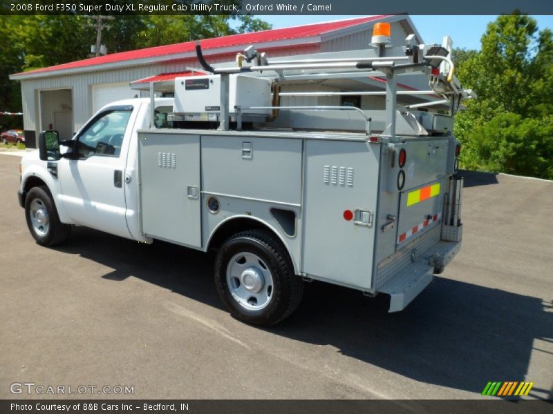 Oxford White / Camel 2008 Ford F350 Super Duty XL Regular Cab Utility Truck