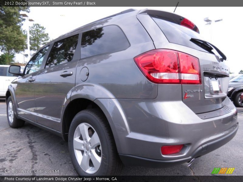 Storm Grey Pearl / Black 2012 Dodge Journey SXT