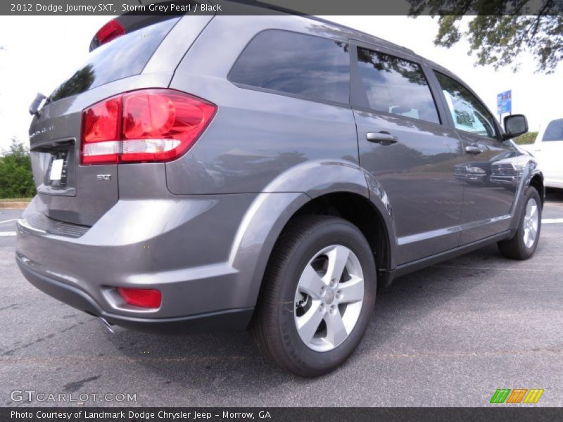 Storm Grey Pearl / Black 2012 Dodge Journey SXT