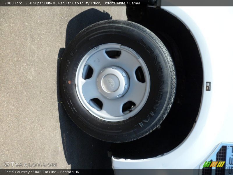 Oxford White / Camel 2008 Ford F350 Super Duty XL Regular Cab Utility Truck