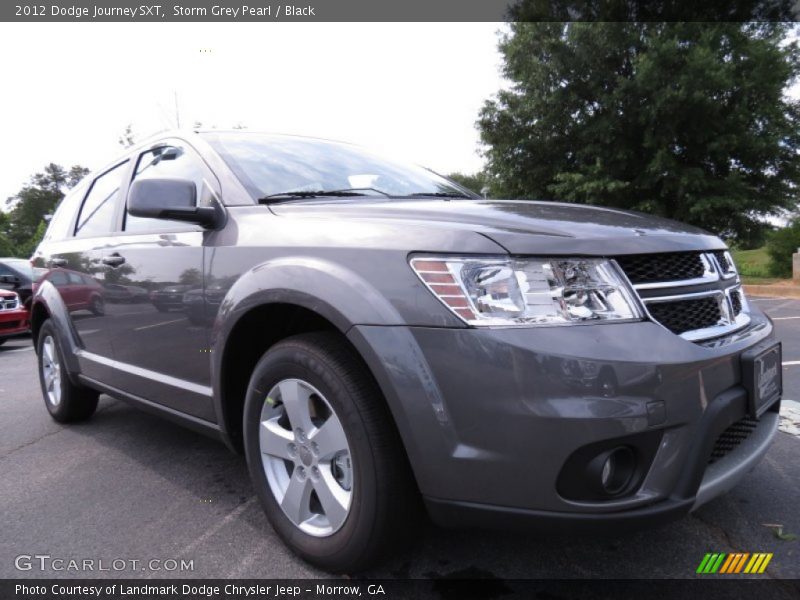 Storm Grey Pearl / Black 2012 Dodge Journey SXT