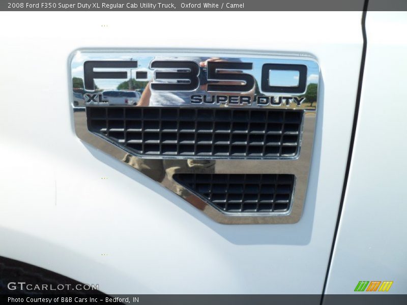 Oxford White / Camel 2008 Ford F350 Super Duty XL Regular Cab Utility Truck