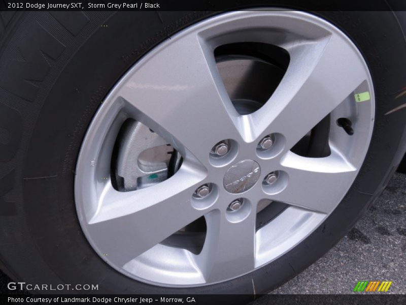 Storm Grey Pearl / Black 2012 Dodge Journey SXT