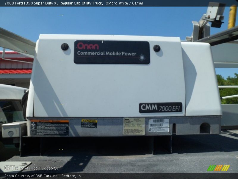 Oxford White / Camel 2008 Ford F350 Super Duty XL Regular Cab Utility Truck