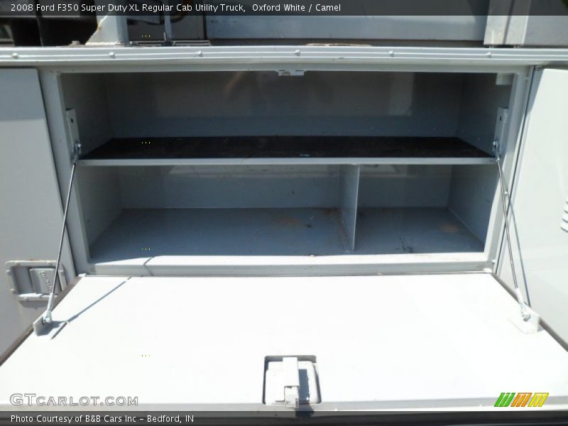 Oxford White / Camel 2008 Ford F350 Super Duty XL Regular Cab Utility Truck