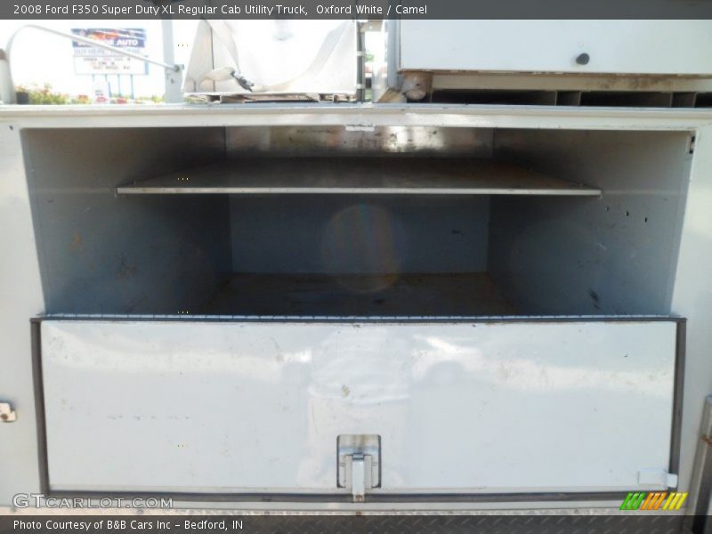 Oxford White / Camel 2008 Ford F350 Super Duty XL Regular Cab Utility Truck