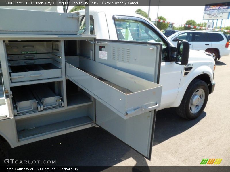 Oxford White / Camel 2008 Ford F350 Super Duty XL Regular Cab Utility Truck