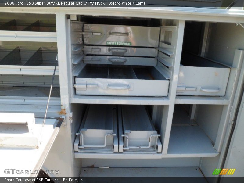 Oxford White / Camel 2008 Ford F350 Super Duty XL Regular Cab Utility Truck