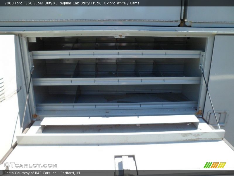 Oxford White / Camel 2008 Ford F350 Super Duty XL Regular Cab Utility Truck