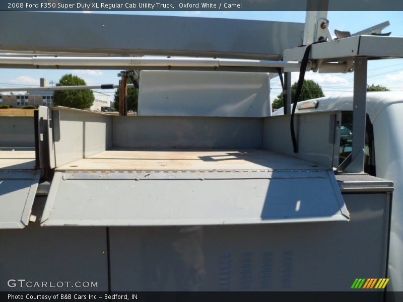 Oxford White / Camel 2008 Ford F350 Super Duty XL Regular Cab Utility Truck