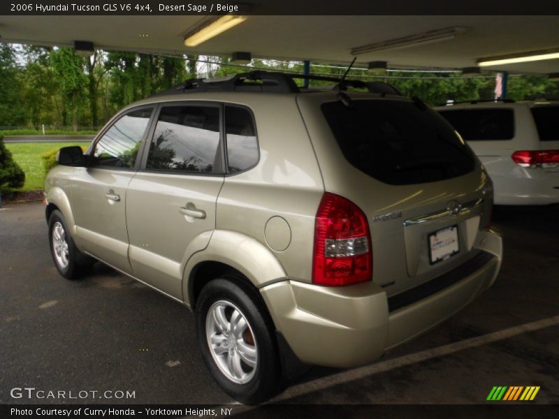 Desert Sage / Beige 2006 Hyundai Tucson GLS V6 4x4