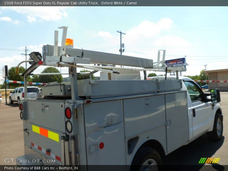 Oxford White / Camel 2008 Ford F350 Super Duty XL Regular Cab Utility Truck