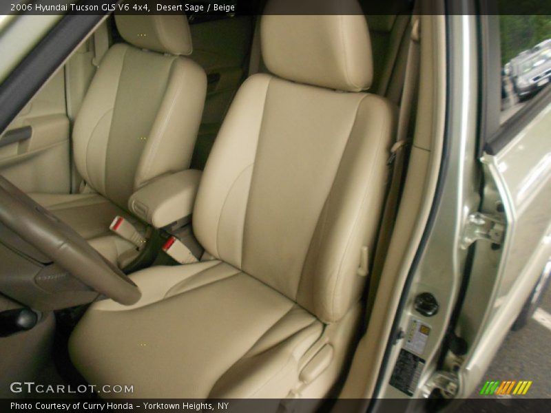 Desert Sage / Beige 2006 Hyundai Tucson GLS V6 4x4