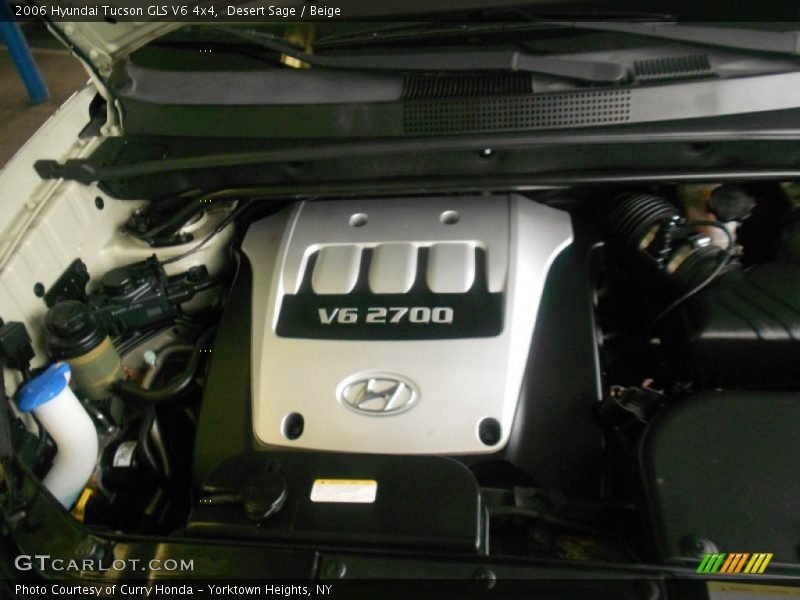 Desert Sage / Beige 2006 Hyundai Tucson GLS V6 4x4