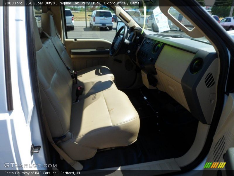 Oxford White / Camel 2008 Ford F350 Super Duty XL Regular Cab Utility Truck