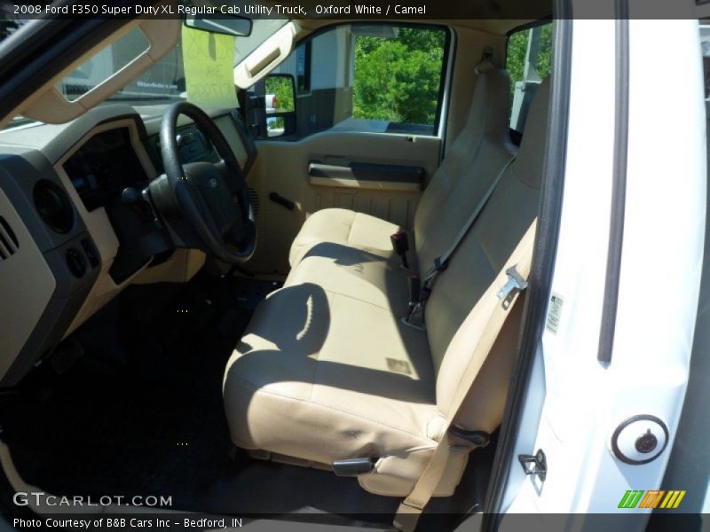 Oxford White / Camel 2008 Ford F350 Super Duty XL Regular Cab Utility Truck