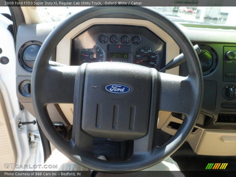Oxford White / Camel 2008 Ford F350 Super Duty XL Regular Cab Utility Truck