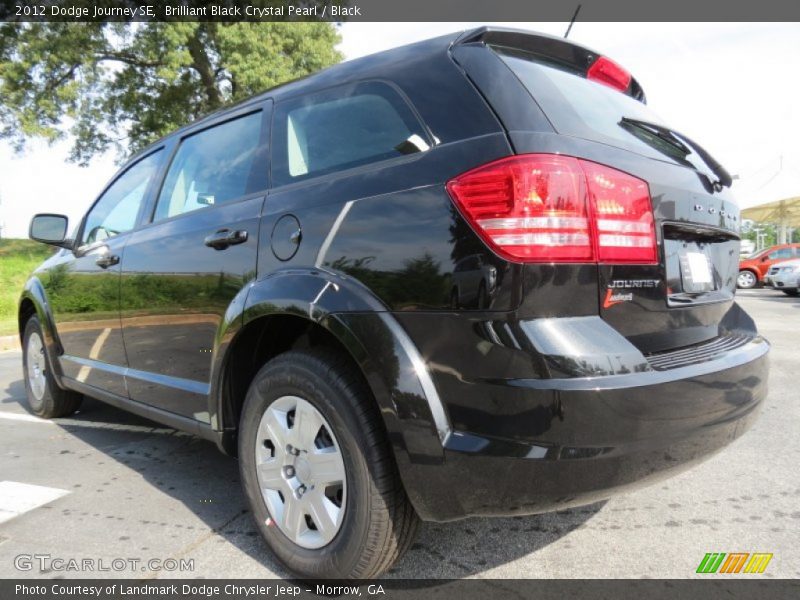 Brilliant Black Crystal Pearl / Black 2012 Dodge Journey SE