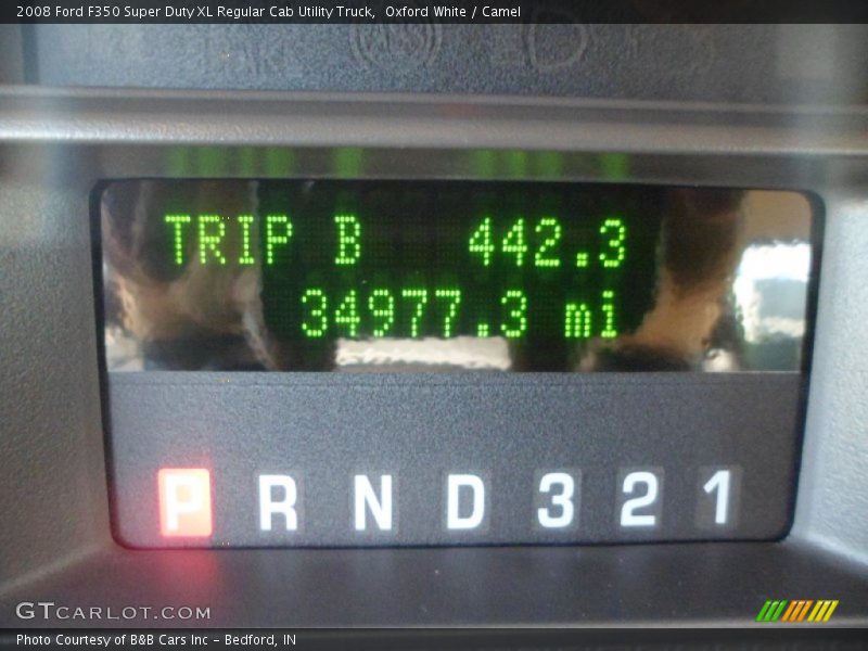 Oxford White / Camel 2008 Ford F350 Super Duty XL Regular Cab Utility Truck