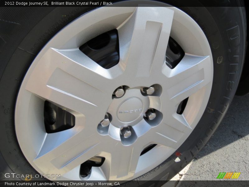 Brilliant Black Crystal Pearl / Black 2012 Dodge Journey SE