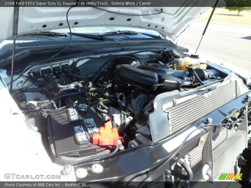 Oxford White / Camel 2008 Ford F350 Super Duty XL Regular Cab Utility Truck