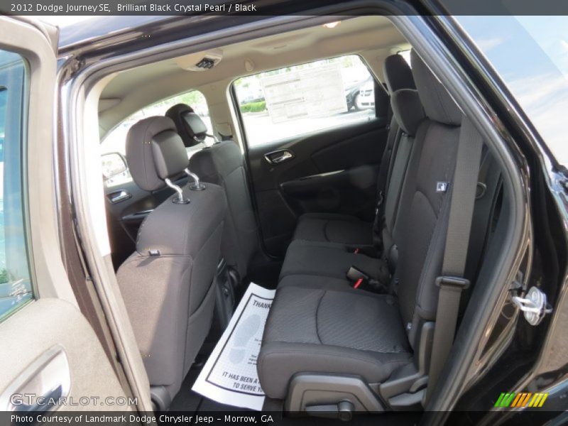 Brilliant Black Crystal Pearl / Black 2012 Dodge Journey SE