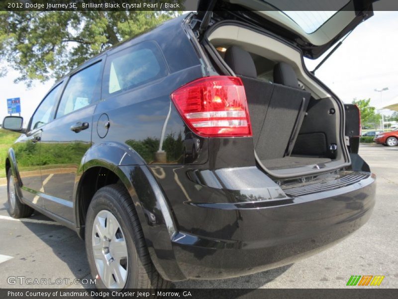 Brilliant Black Crystal Pearl / Black 2012 Dodge Journey SE