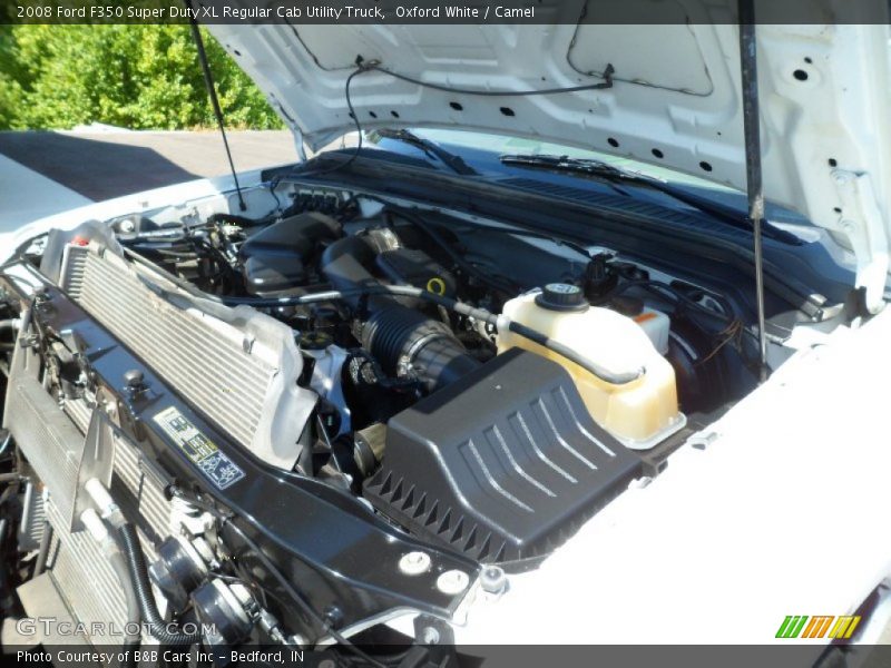 Oxford White / Camel 2008 Ford F350 Super Duty XL Regular Cab Utility Truck