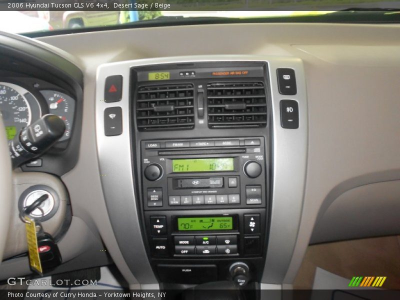 Desert Sage / Beige 2006 Hyundai Tucson GLS V6 4x4