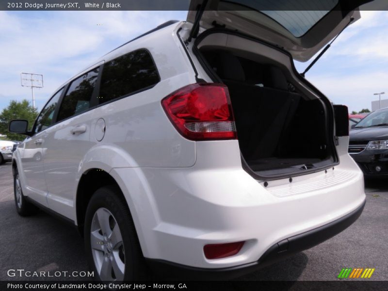 White / Black 2012 Dodge Journey SXT