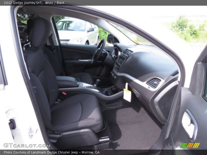 White / Black 2012 Dodge Journey SXT
