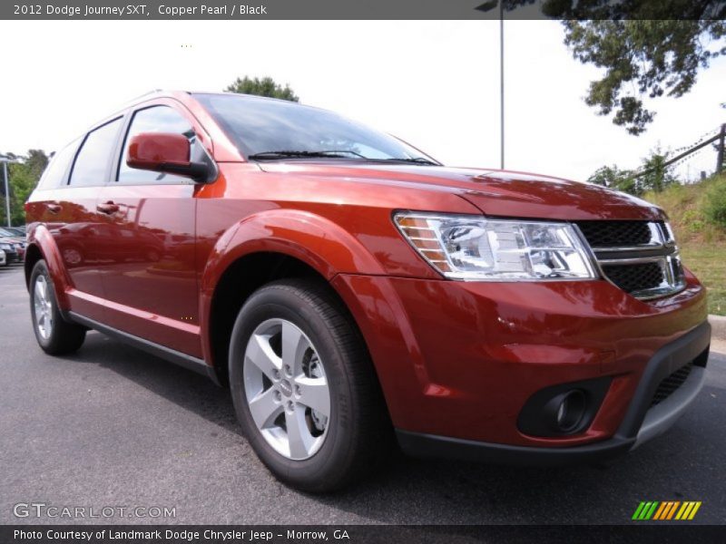 Copper Pearl / Black 2012 Dodge Journey SXT