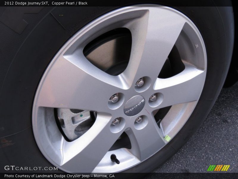 Copper Pearl / Black 2012 Dodge Journey SXT