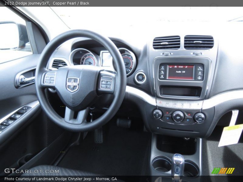 Copper Pearl / Black 2012 Dodge Journey SXT