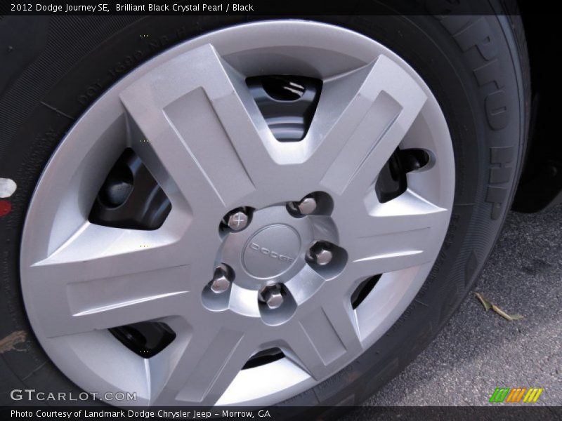 Brilliant Black Crystal Pearl / Black 2012 Dodge Journey SE