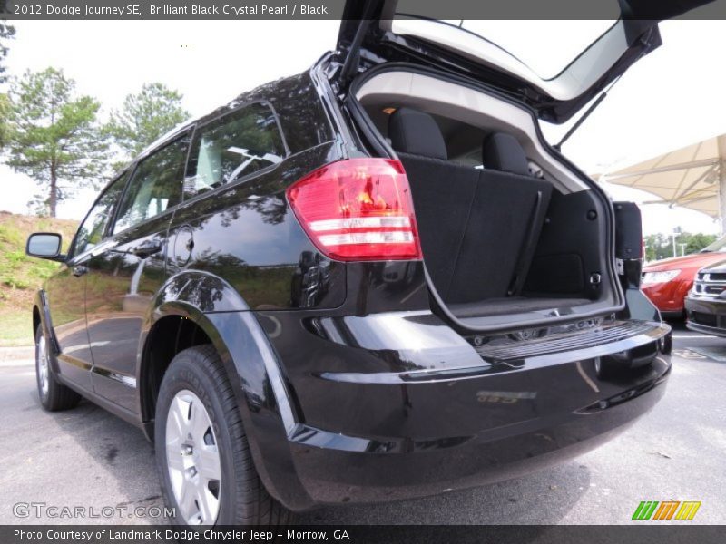 Brilliant Black Crystal Pearl / Black 2012 Dodge Journey SE