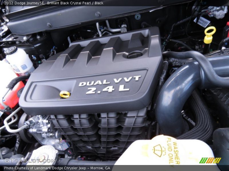 Brilliant Black Crystal Pearl / Black 2012 Dodge Journey SE