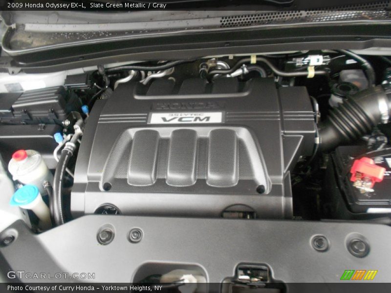 Slate Green Metallic / Gray 2009 Honda Odyssey EX-L