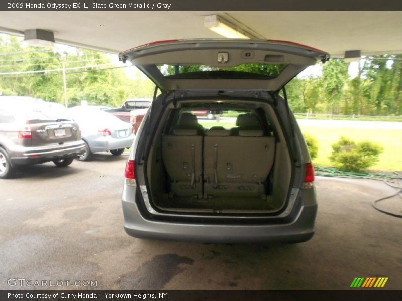 Slate Green Metallic / Gray 2009 Honda Odyssey EX-L