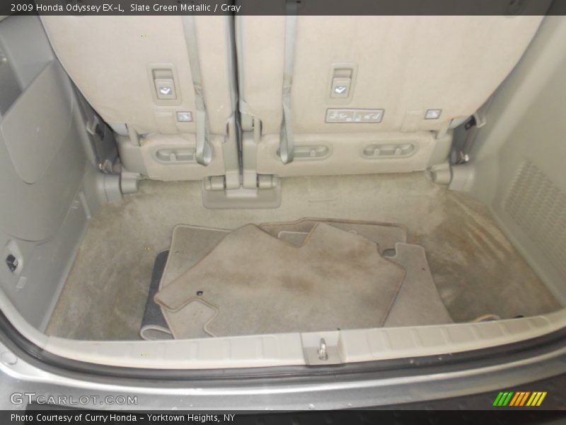Slate Green Metallic / Gray 2009 Honda Odyssey EX-L